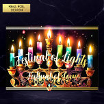 Festival of Lights Festival of Love Menorah<br><div class="desc">Festival of Lights Festival of Love Menorah Watercolor</div>