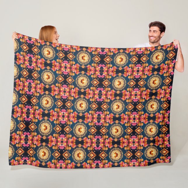 Festival of Lights Fleece Blanket (In Situ)