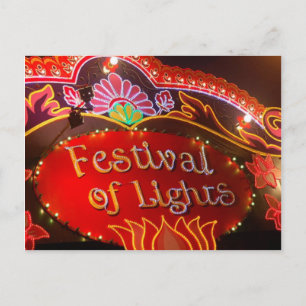 Festival of lights postcard