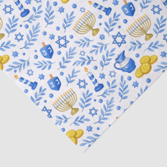 🕎🕎🕎Festival‑of‑Lights Tissue Paper (Detail)