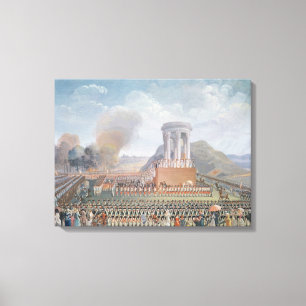 Festival of the Federation, 14th July 1790 Canvas Print