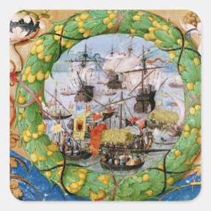 Festival of the Portuguese Fleet Square Sticker