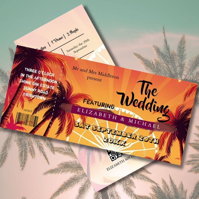  Festival Ticket Palm Wedfest Wedding  (Creator Uploaded)
