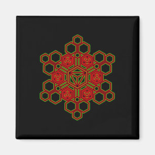 Festival Wear Goa Trance Mandala Meditation Yoga G Magnet