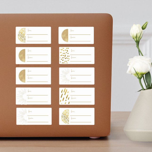 Festive 10pc Gold To From Christmas Holiday Gift (Creator Uploaded)