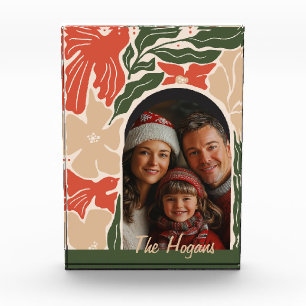 Festive 1-Photo Christmas Photo Block