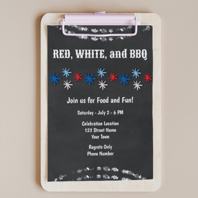 Festive 4th of July Party Invitation (Creator Uploaded)