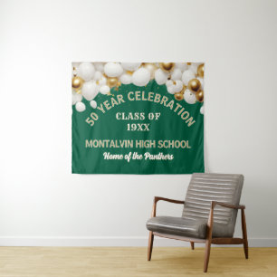 Festive 50th Class Reunion Party Tapestry