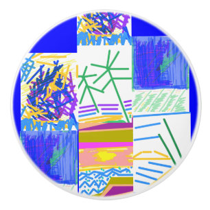 Festive Abstract Ceramic Pull