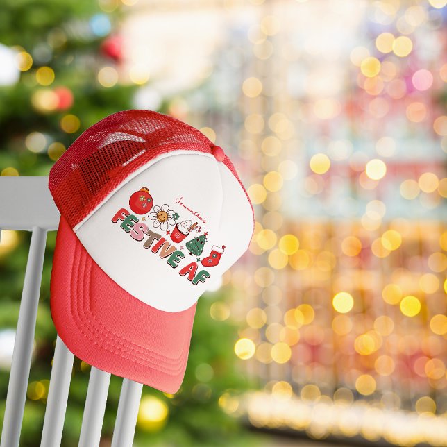 Festive AF | Funny Christmas Hat (Creator Uploaded)