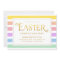 Festive and Bright Pastel Stripe Easter Invitation