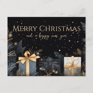 Festive and elegant Christmas Greeting Card