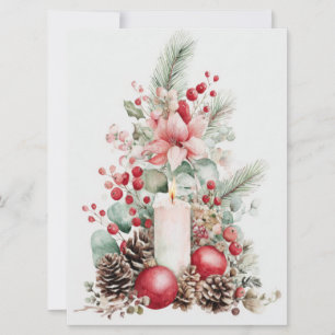 Festive and elegant Christmas Greeting Card