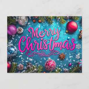 Festive and elegant Christmas Greeting Card
