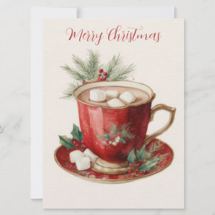 Festive and elegant Christmas Greeting Card