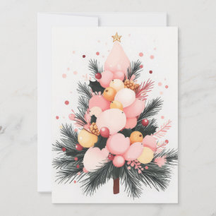 Festive and elegant Christmas Greeting Card