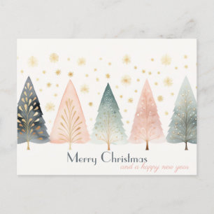 Festive and elegant Christmas Greeting Card