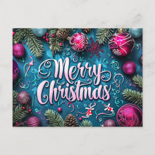 Festive and elegant Christmas Greeting Card