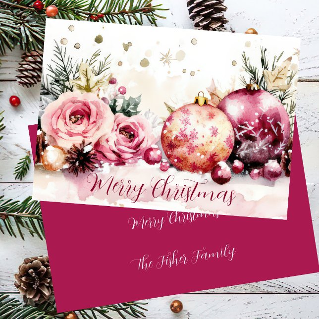 Festive and elegant Christmas Greeting Card  (Creator Uploaded)