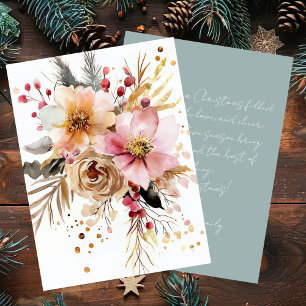 Festive and elegant Christmas Greeting Card
