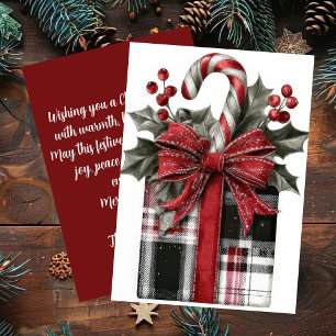 Festive and elegant Christmas Greeting Card