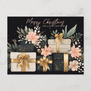 Festive and elegant Christmas Greeting Card