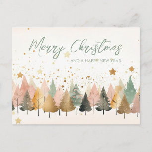 Festive and elegant Christmas Greeting Card