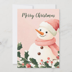 Festive and elegant Christmas Greeting Card