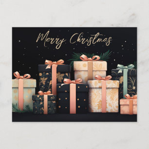 Festive and elegant Christmas Greeting Card
