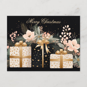 Festive and elegant Christmas Greeting Card