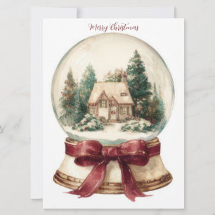 Festive and elegant Christmas Greeting Card