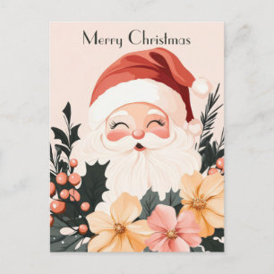 Festive and elegant Christmas Greeting Postcard