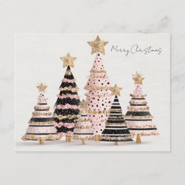 Festive and Elegant Christmas Tree Card (Front)