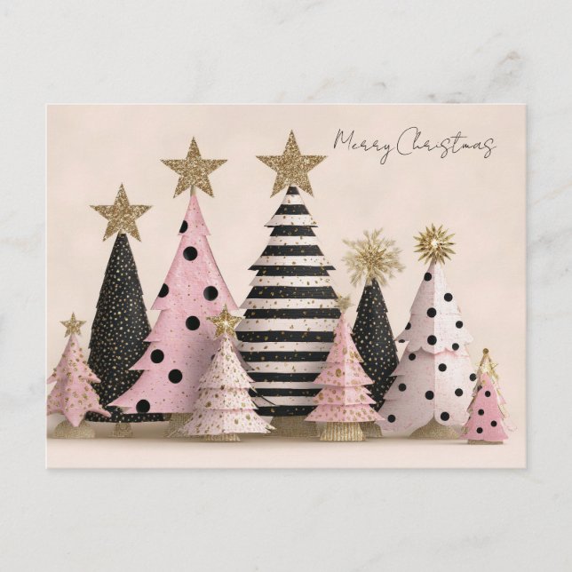 Festive and Elegant Christmas Tree Card (Front)