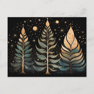 Festive and elegant Christmas Tree Greeting Card