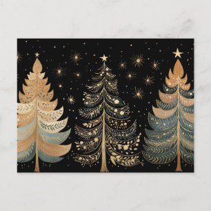 Festive and elegant Christmas Tree Greeting Card
