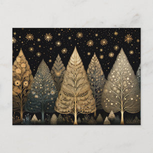 Festive and elegant Christmas Tree Greeting Card