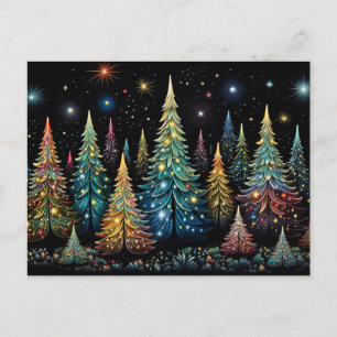 Festive and elegant Christmas Tree Greeting Card