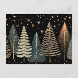 Festive and elegant Christmas Tree Greeting Card