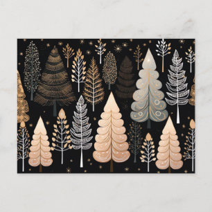 Festive and elegant Christmas Tree Greeting Card