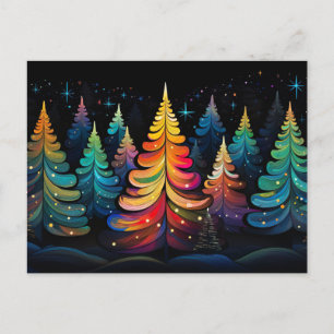 Festive and elegant Christmas Tree Greeting Card