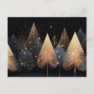 Festive and elegant Christmas Tree Greeting Card