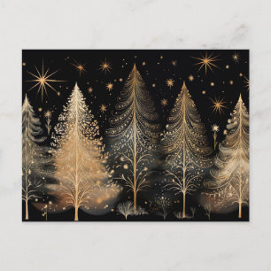 Festive and elegant Christmas Tree Greeting Card