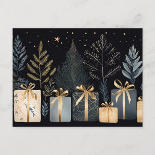 Festive and elegant Christmas Tree Greeting Card