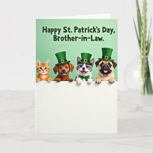 Festive Animal Family Card