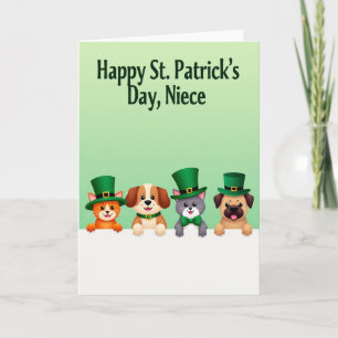 Festive Animal Holiday Card
