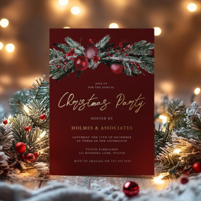 Festive Annual Corporate Christmas Party Gold (Creator Uploaded)