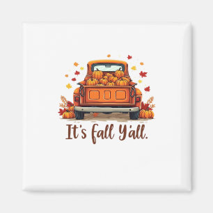 Festive Autumn Harvest Design Celebrating Fall Sea Magnet