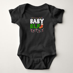 Festive Baby Elf Charm - Adorable Holiday Bodysuit