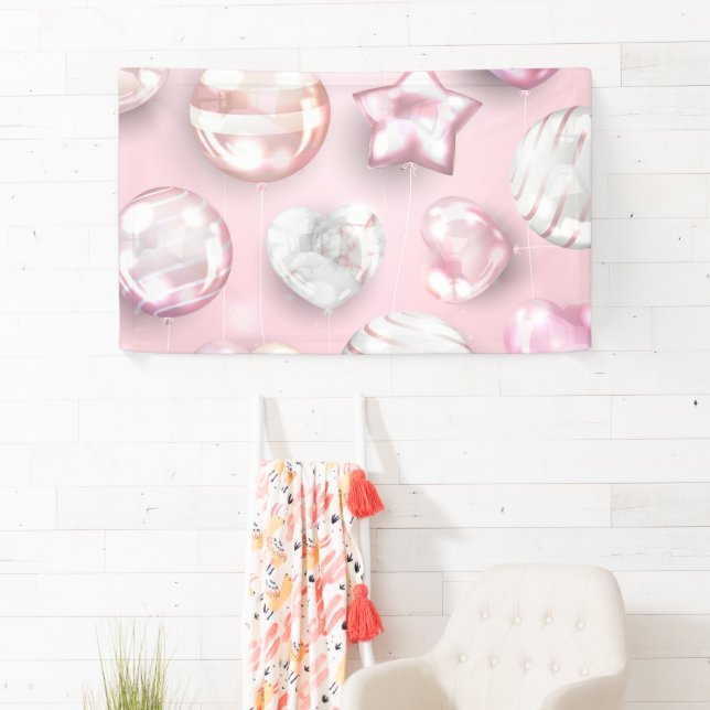 Festive Balloon Banner (Insitu)